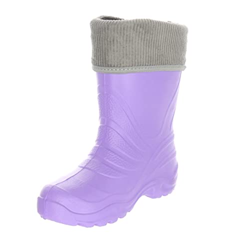 LEMIGO Termix federleichte EVA Gummistiefel gefüttert (Violett, 24/25 EU) von LEMIGO