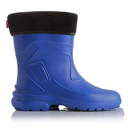 LEMIGO leichte Damen EVA Gummistiefel gefüttert Jessy (Blau/Schwarz, 38 EU) von LEMIGO