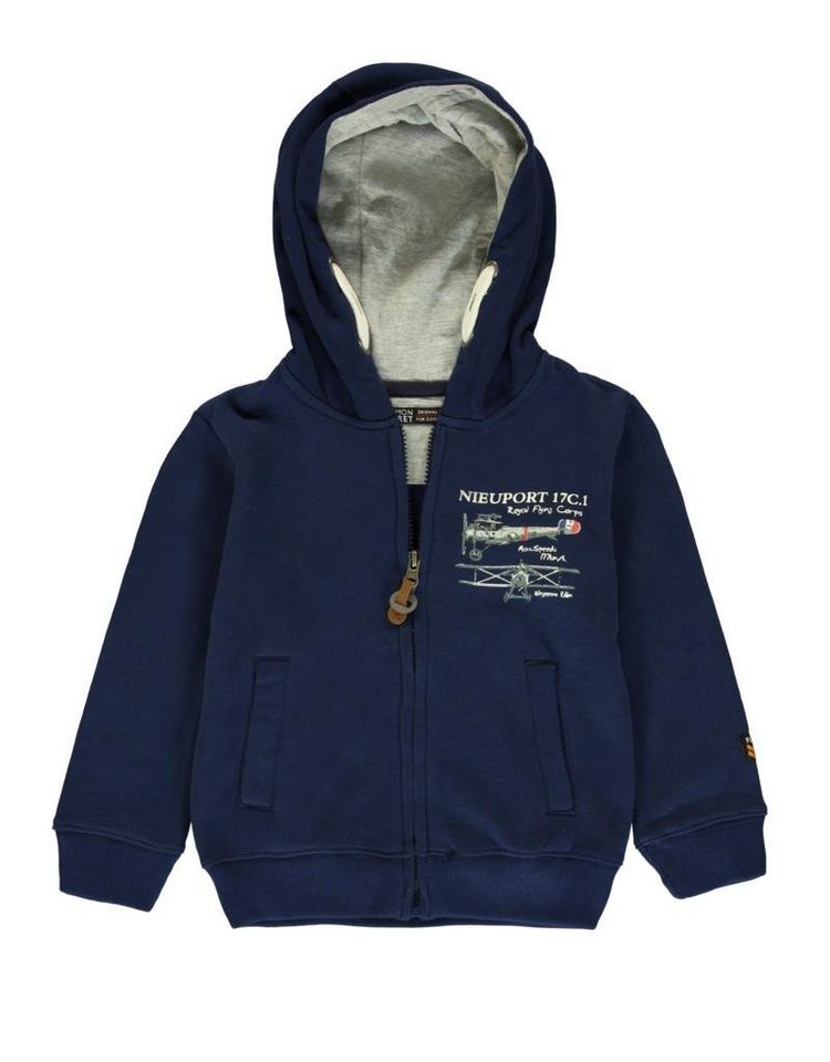 LEMON BERET Kapuzenpullover Lemon Beret Jungen Kapuzenjacke "Pilot" in blau von LEMON BERET