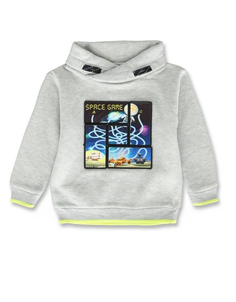 LEMON BERET Kapuzenpullover Lemon Beret Jungen Sweater in grau mit Grafikprint LEMON BERET Kapuzenpullover Lemon Beret Jungen Sweater in grau mit Grafikprint von LEMON BERET