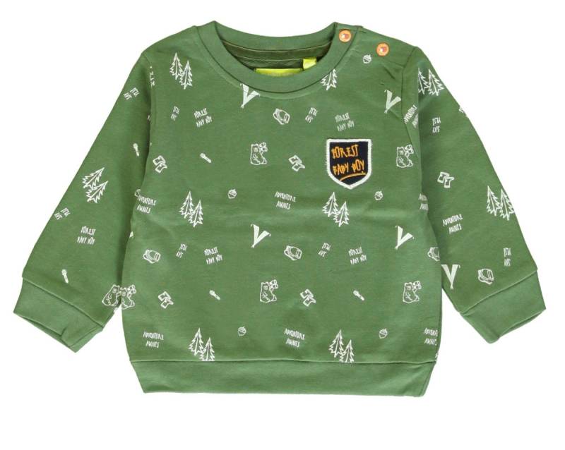 LEMON BERET Rundhalspullover Lemon Beret Sweatshirt mit Allover-Print in grün LEMON BERET Rundhalspullover Lemon Beret Sweatshirt mit Allover-Print in grün von LEMON BERET