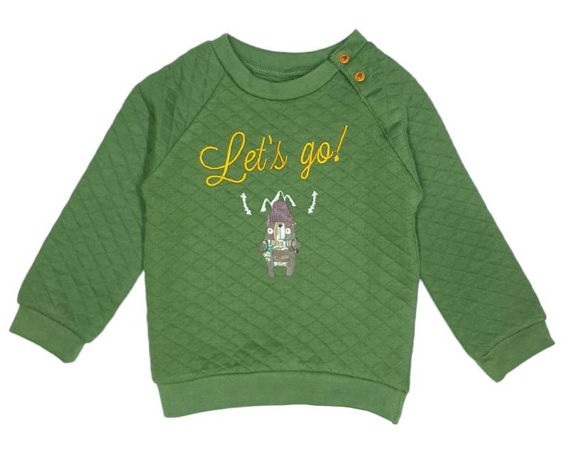 LEMON BERET Rundhalspullover Lemon Beret Unisex Sweatshirt mit Applikation grün LEMON BERET Rundhalspullover Lemon Beret Unisex Sweatshirt mit Applikation grün von LEMON BERET