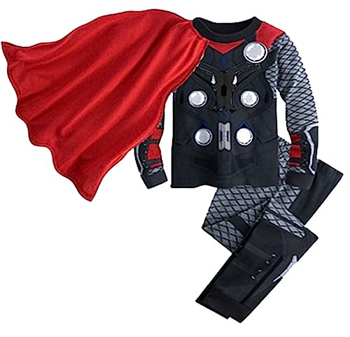 LEMONBABY Unisex-Kinder-Pyjama, Thor Long, 5 Years von LEMONBABY