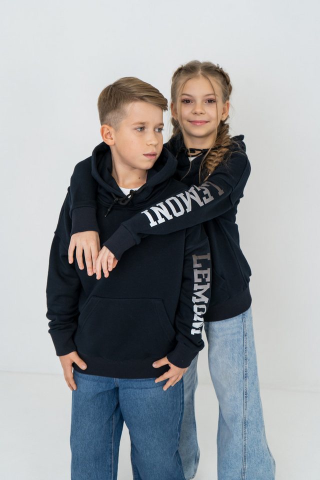 LEMONI Hoodie Unisex Hoodie LEMONI für Kinder - dunkelblau von LEMONI