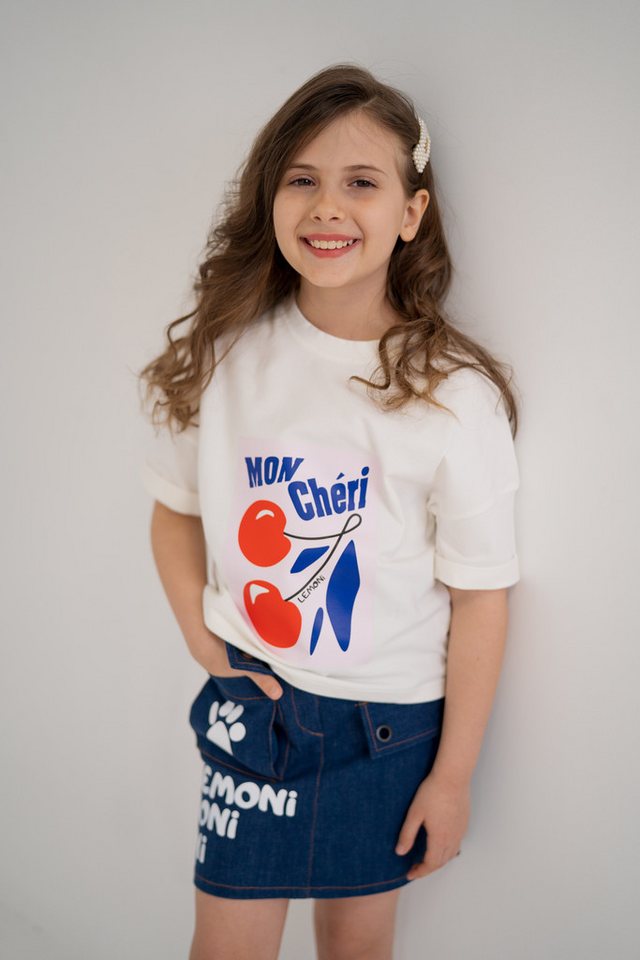 LEMONI T-Shirt MON CHÉRI Oversize T-Shirt für Kinder mit lizenziertem Print LEMONI T-Shirt MON CHÉRI Oversize T-Shirt für Kinder mit lizenziertem Print von LEMONI