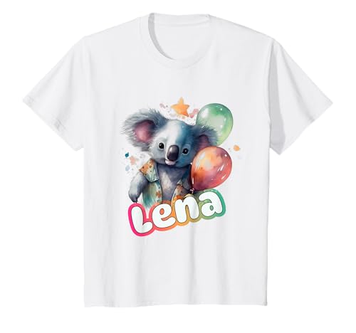 Kinder LENA - Schöner Mädchen Name mit süßem Koala T-Shirt Kinder LENA - Schöner Mädchen Name mit süßem Koala T-Shirt von LENA Tochter Enkel Geburtstag Geschenkideen