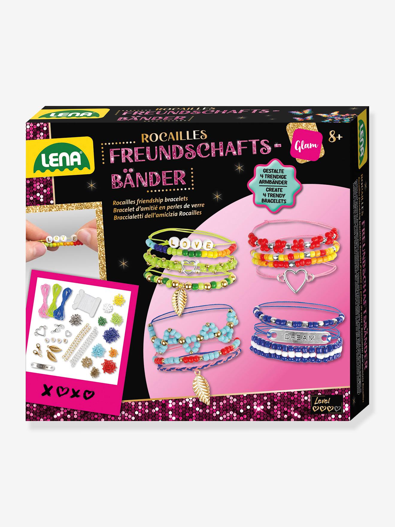 Bastel-Set Freundschaftsbänder LENA Kinder von LENA