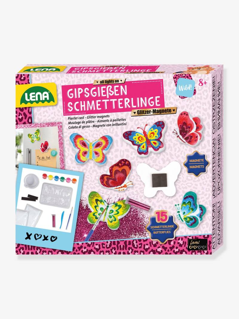 Gipsbastel-Set LENA Kinder Schmetterlinge von LENA
