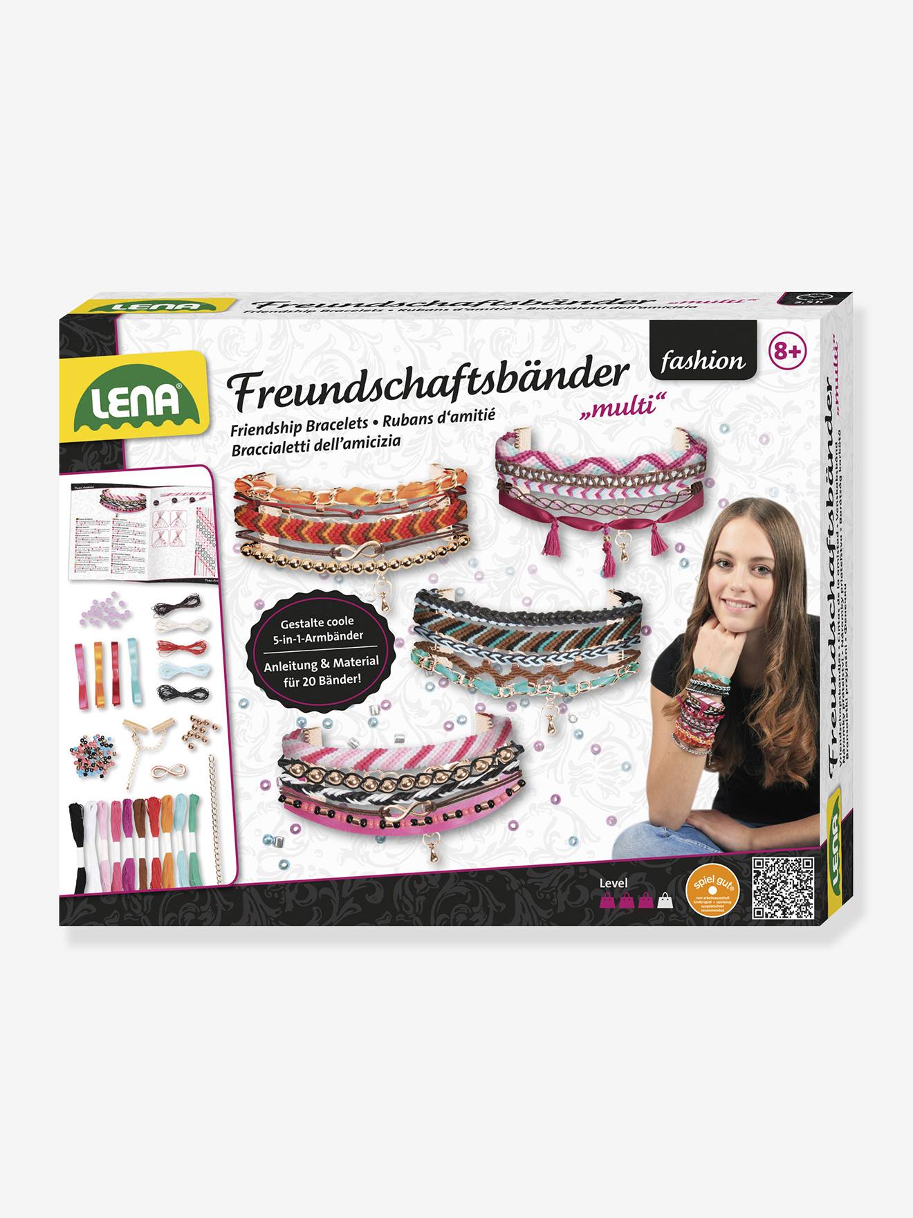 Großes Bastel-Set Freundschaftsbänder Multi LENA von LENA