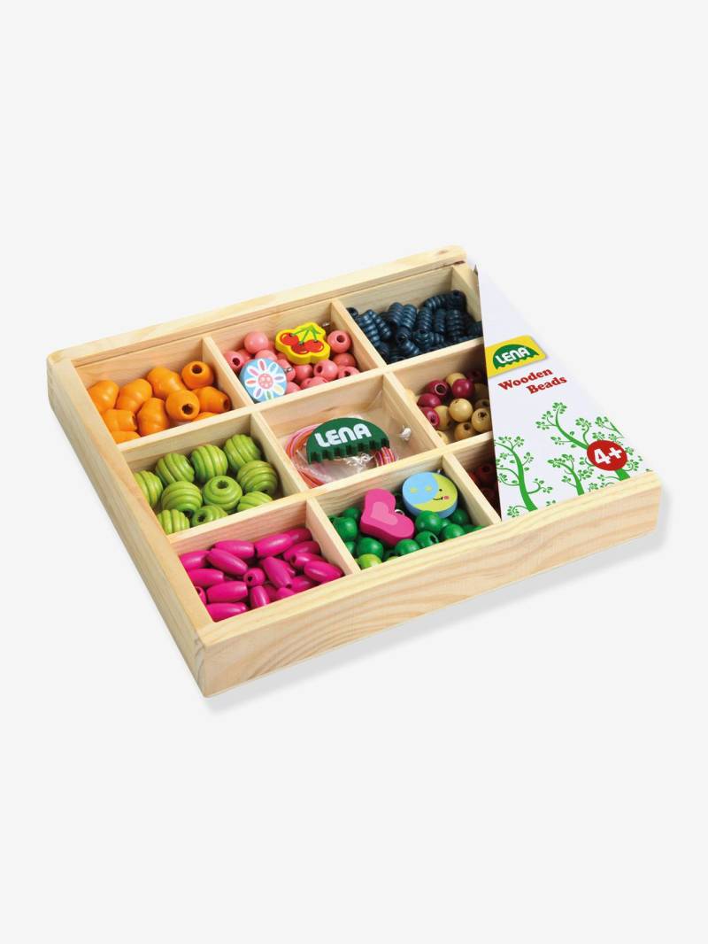Holzperlen-Set LENA Kinder 290 Perlen von LENA
