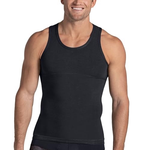Leo Shapewear Unterhemd Herren - Tank Top Herren Unterwäsche mit Bauchweg Effekt von LEO by Leonisa