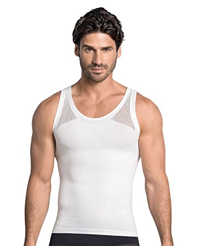 Leo ärmelloses Bauchweg Herren Funktionsshirt mit Kompression - Compression Shirt Men von LEO by Leonisa