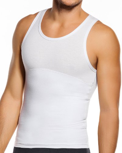 Leo Shapewear Unterhemd Herren - Tank Top Herren Unterwäsche mit Bauchweg Effekt von LEO