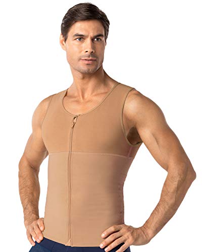 Leo Bauchweg Body Shaper Shapewear - Kompressionsshirt/Kompressionsweste für Herren von Leo