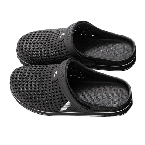 LEOCLOTHO Clogs für Herren, atmungsaktiv, Gartenschuhe, perforiert, Strandschuhe, Sommerschuhe, bequem und atmungsaktiv, Schwarz , 40 EU LEOCLOTHO Clogs für Herren, atmungsaktiv, Gartenschuhe, perforiert, Strandschuhe, Sommerschuhe, bequem und atmungsaktiv, Schwarz , 40 EU von LEOCLOTHO
