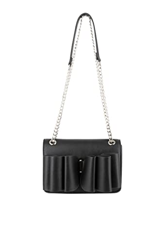 LEOMIA Women's Abendtasche, SCHWARZ von LEOMIA