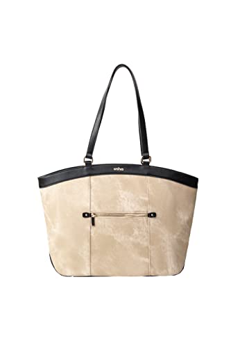 LEOMIA Women's Shopper Bag, SCHWARZ von LEOMIA