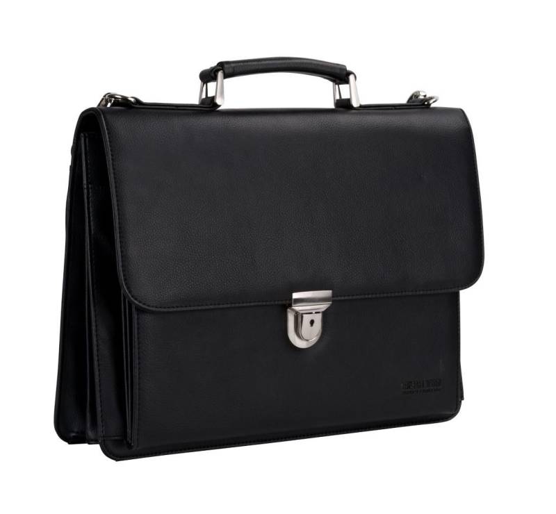 LEONARD HEYDEN - Aktenmappe Aktenmappe 2 Fächer Schwarz Black Schwarz von LEONARD HEYDEN