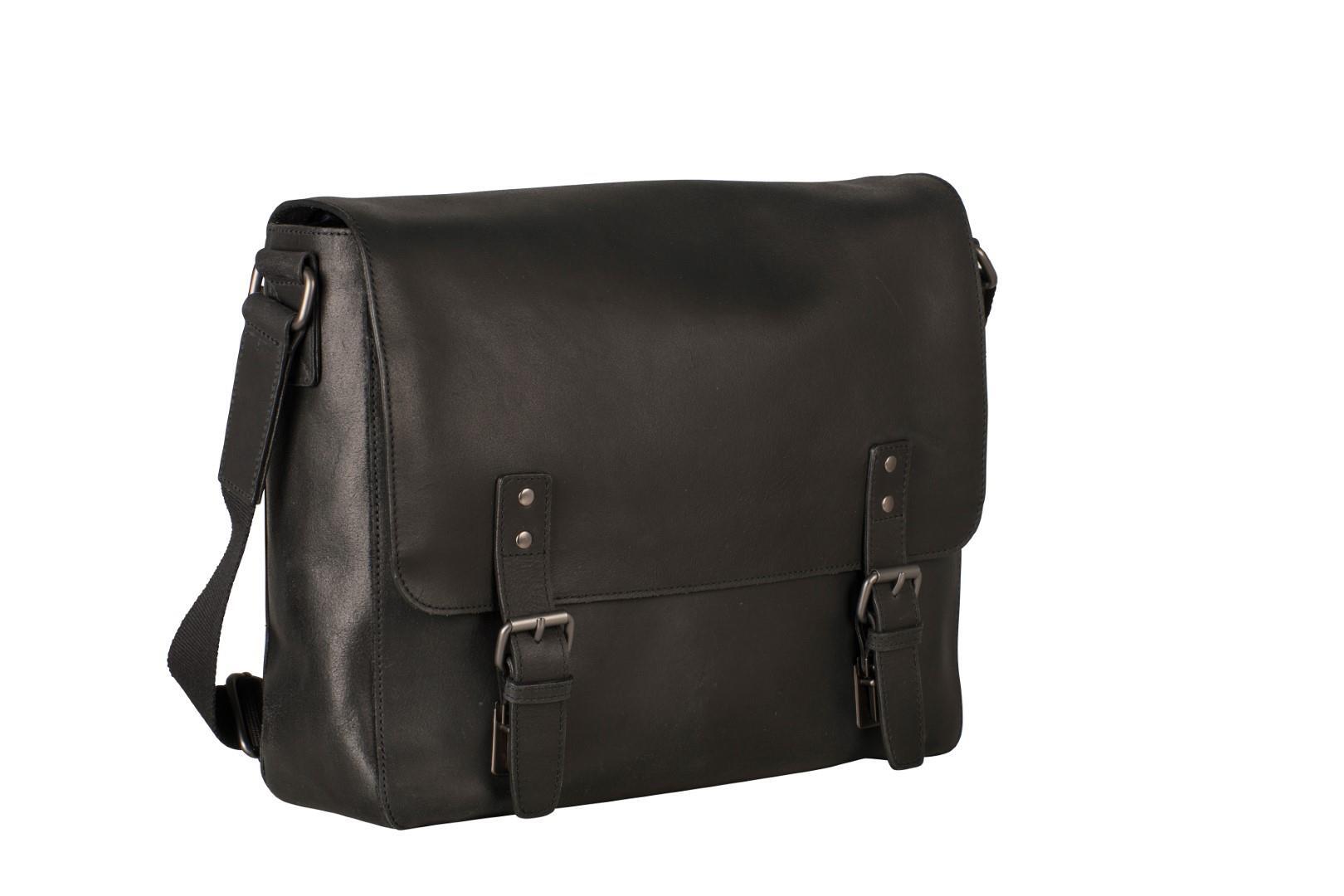 LEONARD HEYDEN - Businessbag Umhängetasche L Schwarz Black Schwarz von LEONARD HEYDEN