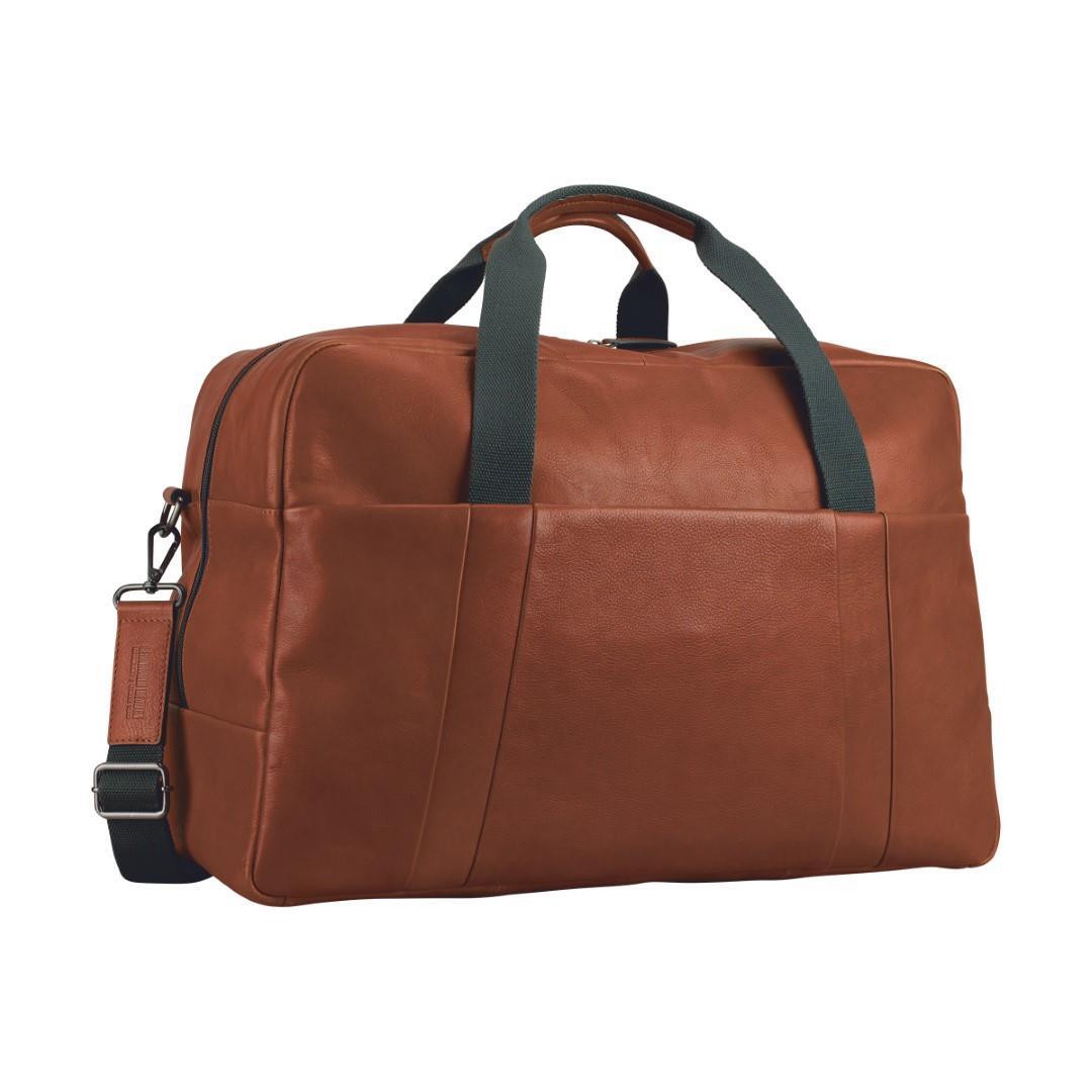 LEONARD HEYDEN - HAMBURG Weekender Travelbag Cognac 2 cognac von LEONARD HEYDEN