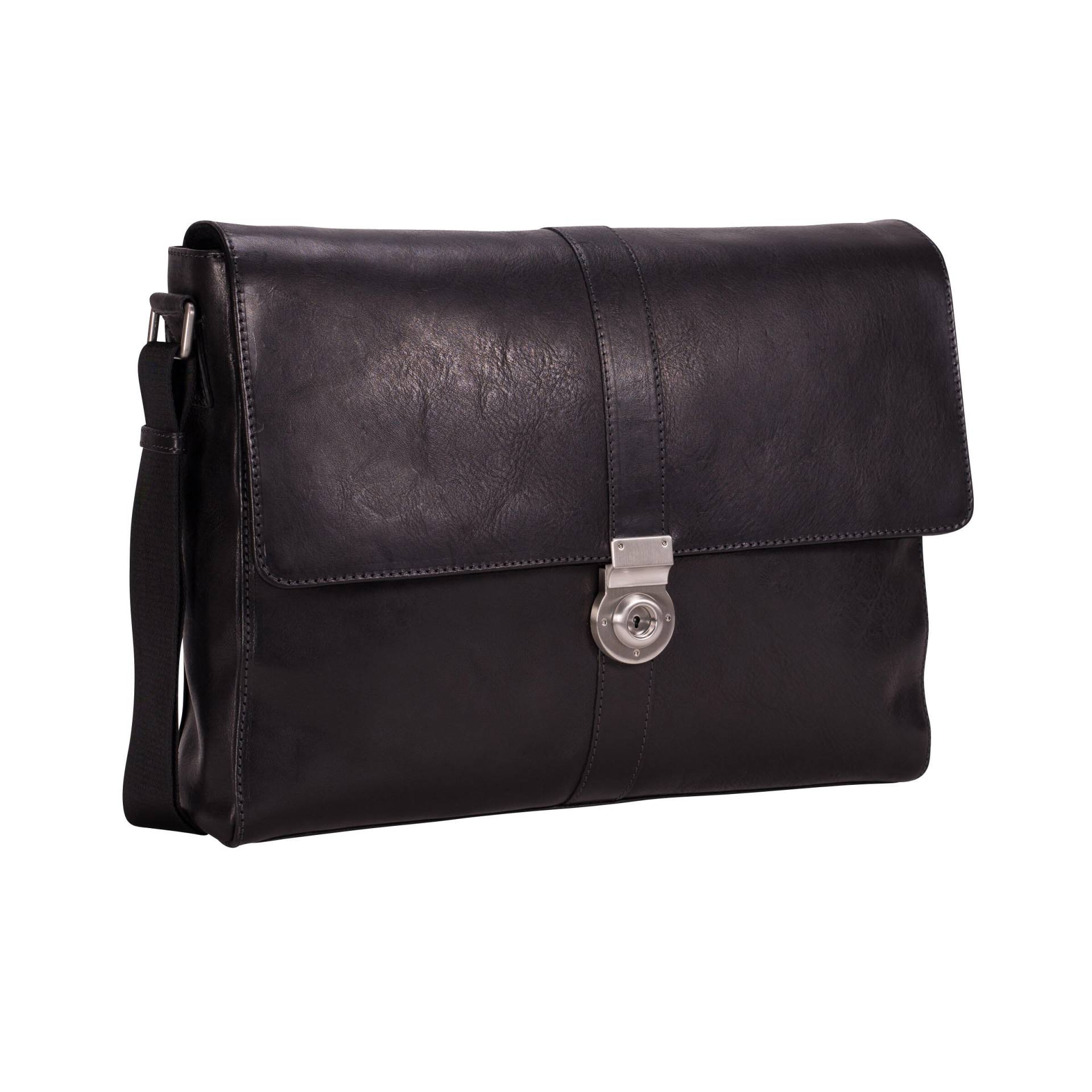 LEONARD HEYDEN - L.Heyden Bergamo Umhängetasche L Schwarz Schwarz von LEONARD HEYDEN