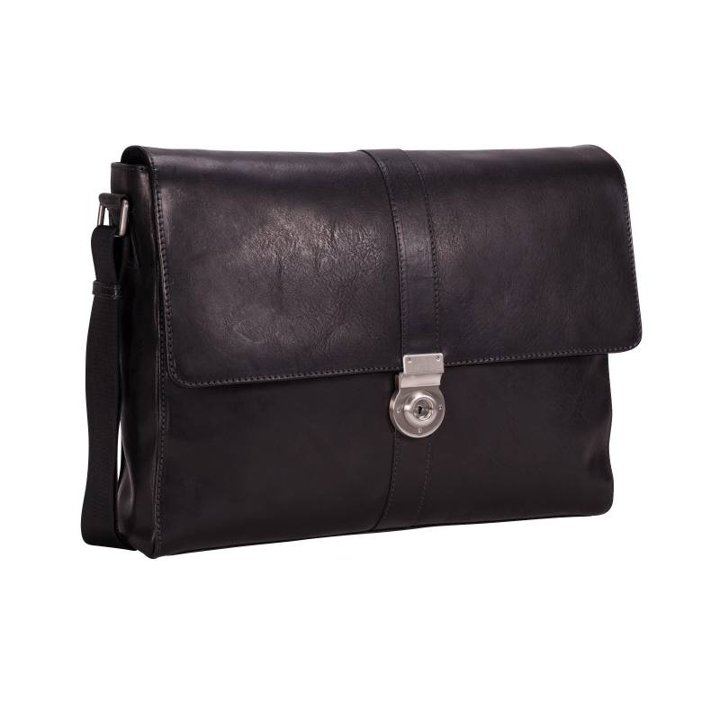 LEONARD HEYDEN - L.Heyden Bergamo Umhängetasche L Schwarz Schwarz von LEONARD HEYDEN