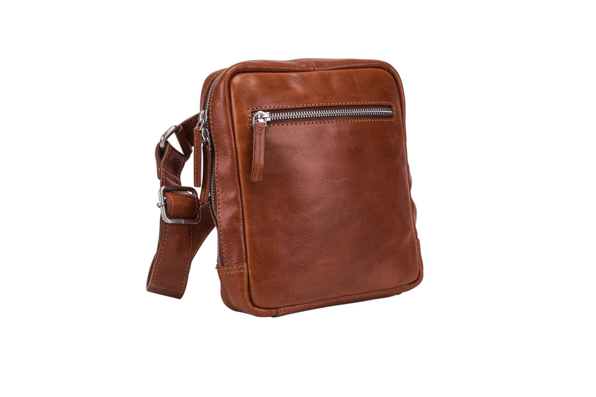 LEONARD HEYDEN - L.Heyden Cambridge RV-Umhängetasche S Cognac Braun von LEONARD HEYDEN