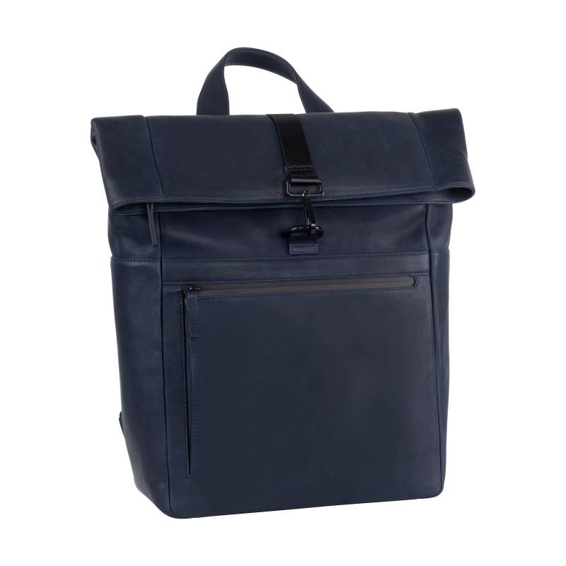 LEONARD HEYDEN - L.Heyden Den Haag Rucksack Rolltop Blau von LEONARD HEYDEN