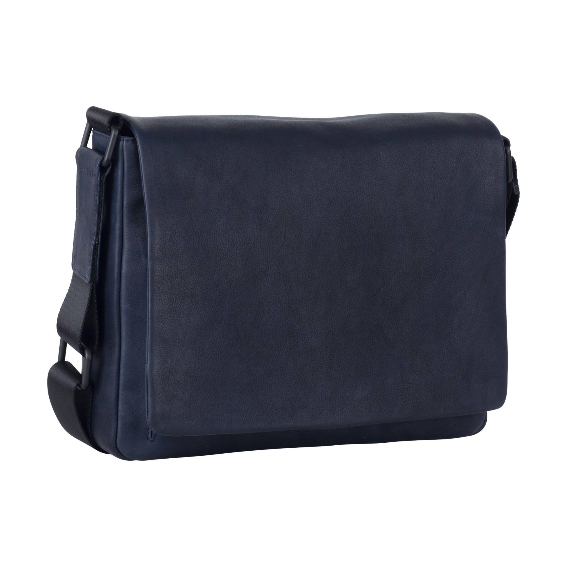 LEONARD HEYDEN - L.Heyden Den Haag Umhängetasche M Blau Dunkelblau von LEONARD HEYDEN