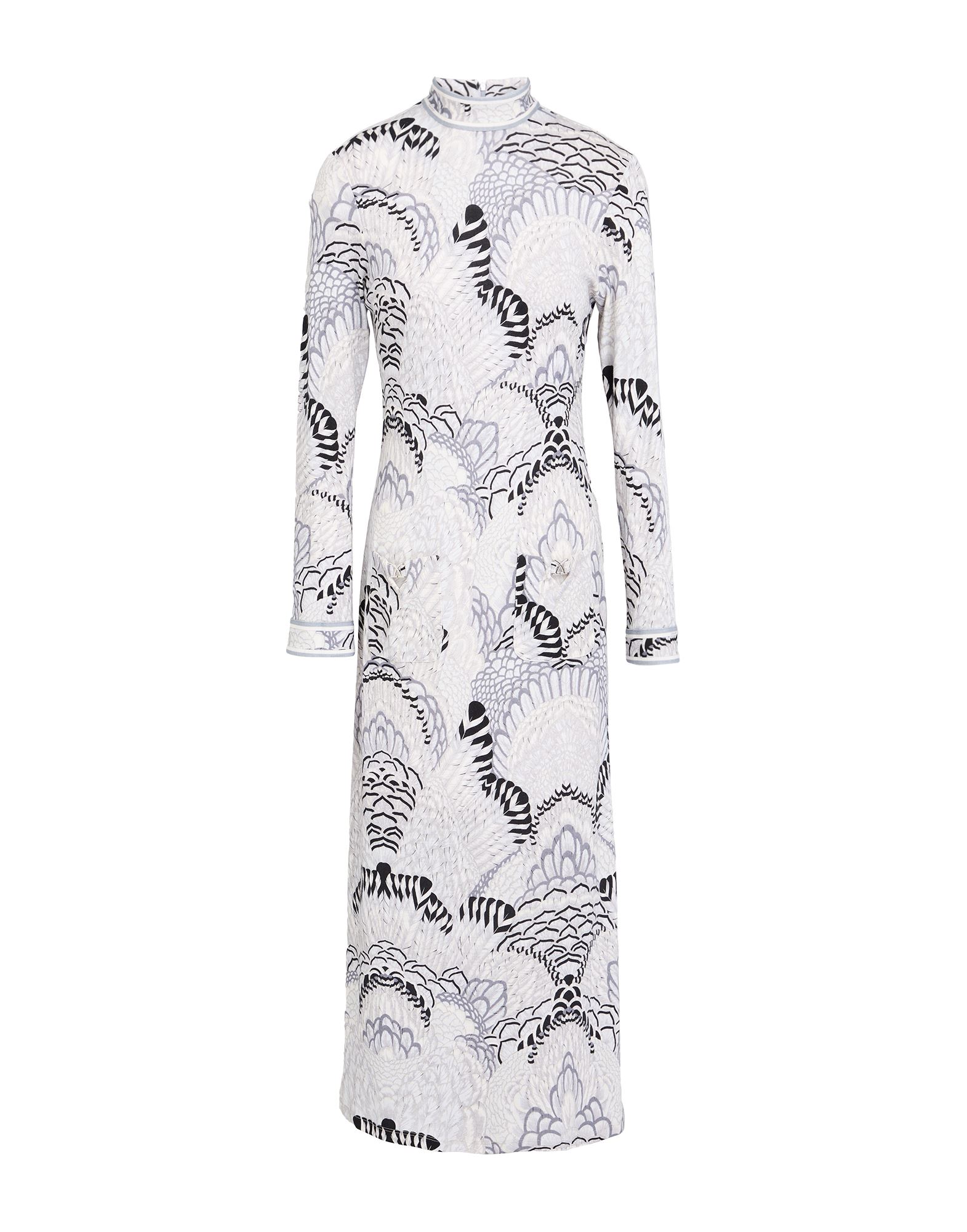 LEONARD Paris Midi-kleid Damen Hellgrau LEONARD Paris Midi-kleid Damen Hellgrau von LEONARD Paris