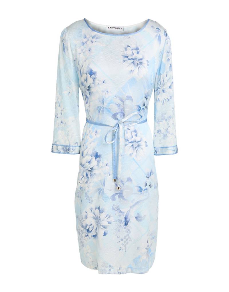 LEONARD Paris Midi-kleid Damen Himmelblau von LEONARD Paris