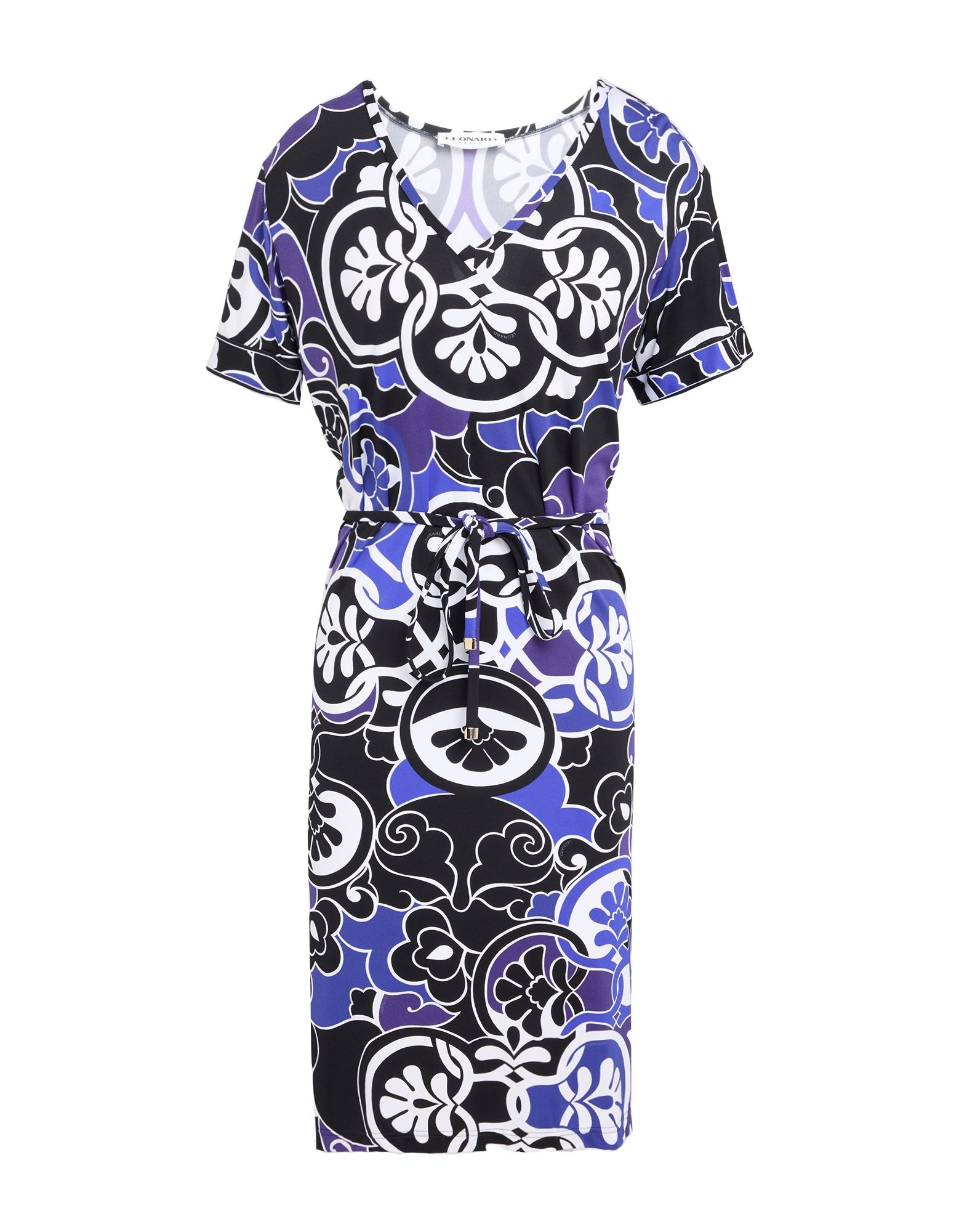 LEONARD Paris Midi-kleid Damen Schwarz von LEONARD Paris