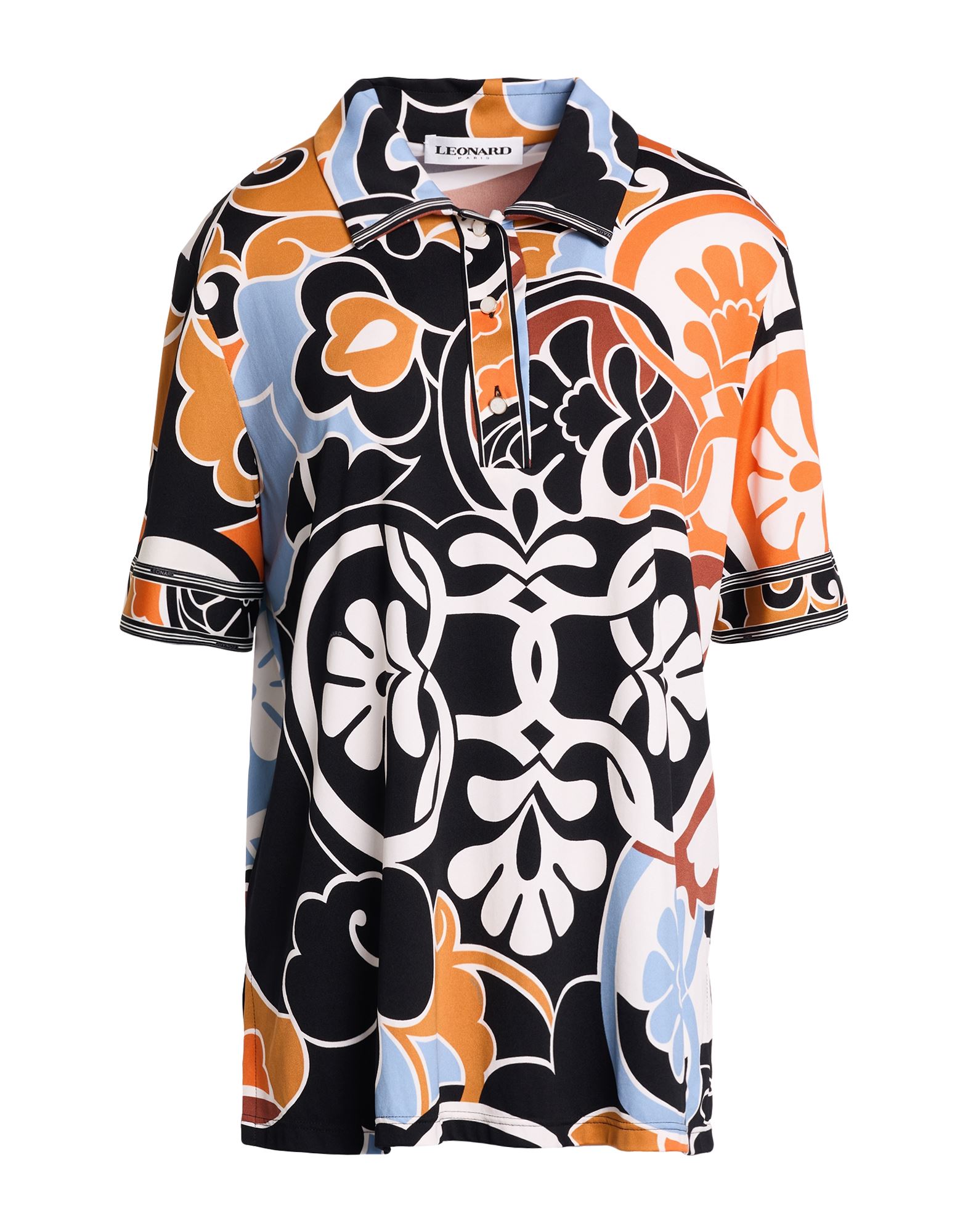 LEONARD Paris Poloshirt Damen Schwarz von LEONARD Paris