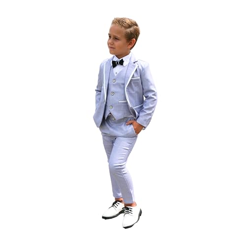 LEONARDINO Jungen Bekleidung Set | Junge Gentleman Outfit für festliche Anlässe | Geburtstag | Hochzeit | Taufe | Urlaub | Alltag von LEONARDINO