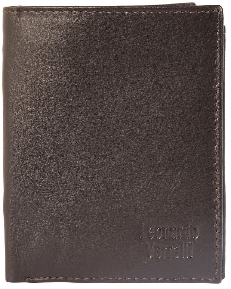 LEONARDO VERRELLI Geldbörse Akram (Einzeln), Herren GeldbÃ¶rse Hoch Echtleder von LEONARDO VERRELLI