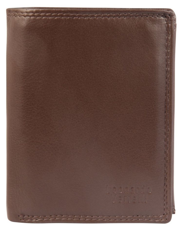 LEONARDO VERRELLI Geldbörse Anas (Einzeln), Herren GeldbÃ¶rse Hoch Echtleder von LEONARDO VERRELLI