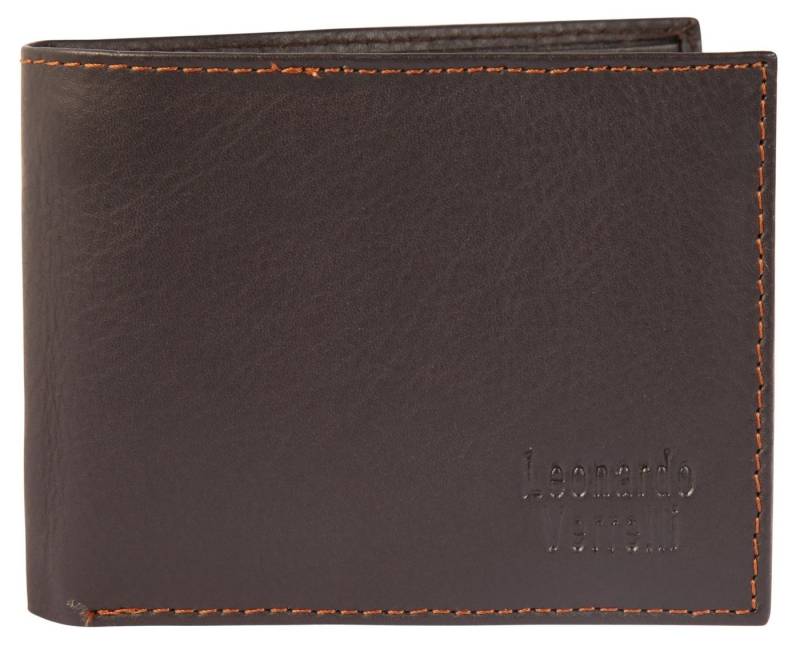 LEONARDO VERRELLI Geldbörse Asmar (Einzeln), Herren GeldbÃ¶rse Quer Echtleder von LEONARDO VERRELLI