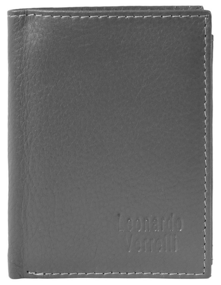 LEONARDO VERRELLI Geldbörse Azim (Einzeln), Herren GeldbÃ¶rse Hoch Echtleder von LEONARDO VERRELLI