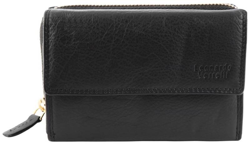 LEONARDO VERRELLI Geldbörse Chantal (Einzeln), Damen GeldbÃ¶rse Quer Echtleder von LEONARDO VERRELLI