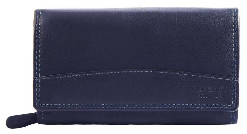 LEONARDO VERRELLI Geldbörse Classy (Einzeln, inkl. Schmuckbox), Damen GeldbÃ¶rse Quer Echtleder von LEONARDO VERRELLI