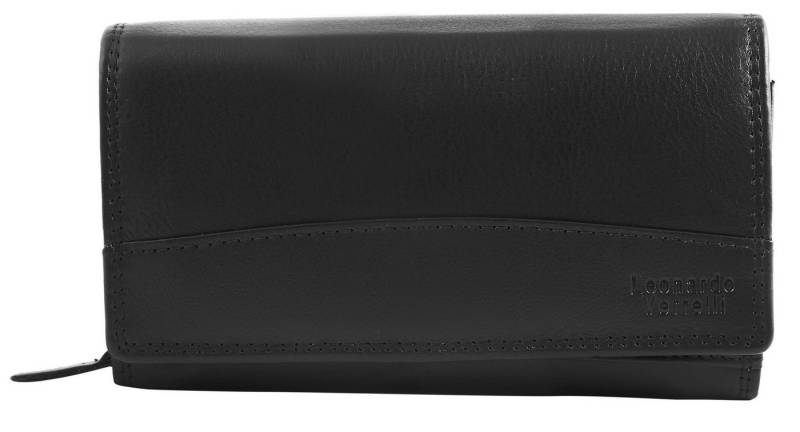 LEONARDO VERRELLI Geldbörse Classy (Einzeln, inkl. Schmuckbox), Damen GeldbÃ¶rse Quer Echtleder von LEONARDO VERRELLI