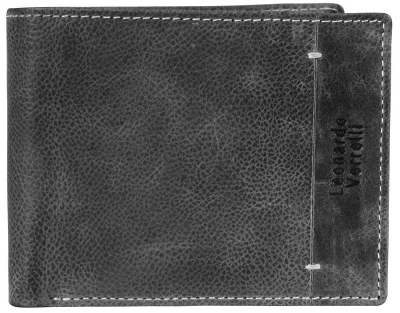 LEONARDO VERRELLI Geldbörse Haya Leonardo Verrelli Herrengeldbörse aus Echtleder, (Einzeln), Herren GeldbÃ¶rse Quer Echtleder von LEONARDO VERRELLI