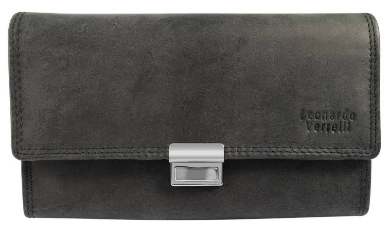 LEONARDO VERRELLI Geldbörse LV0062 Leonardo Verrelli Echtleder Kellnergeldbörse von LEONARDO VERRELLI