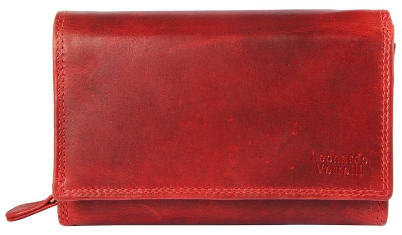 LEONARDO VERRELLI Geldbörse Layal (Einzeln), Damen GeldbÃ¶rse Quer Echtleder von LEONARDO VERRELLI
