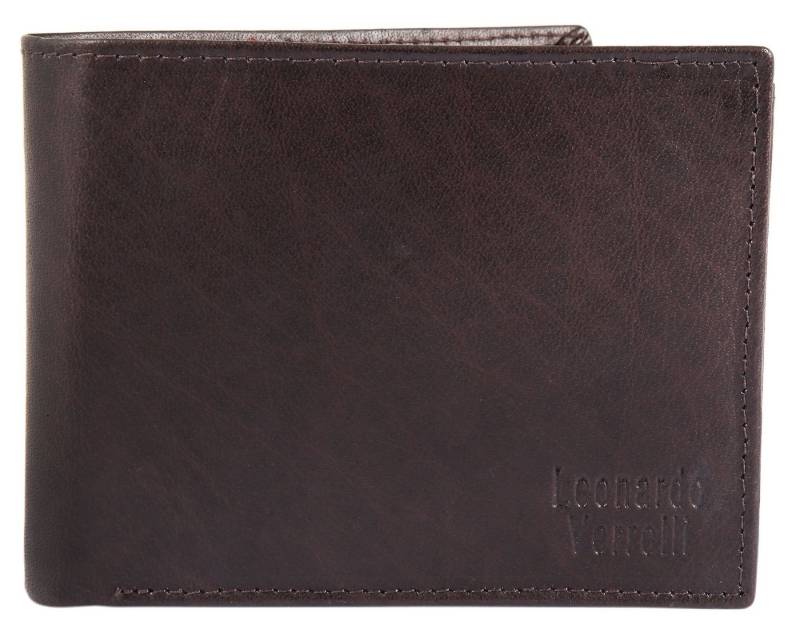 LEONARDO VERRELLI Geldbörse Leo (Einzeln), Herren GeldbÃ¶rse Quer Echtleder von LEONARDO VERRELLI
