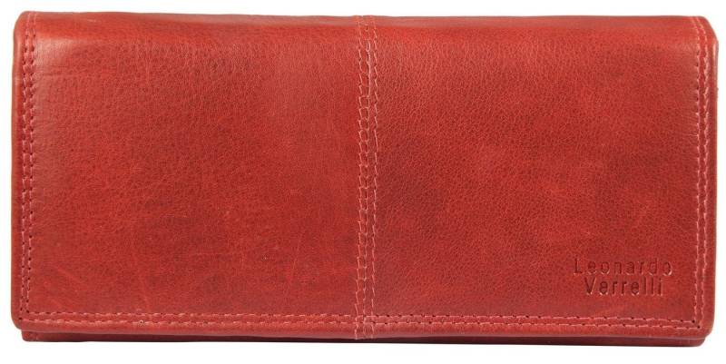 LEONARDO VERRELLI Geldbörse Lydia (Einzeln, inkl. Schmuckbox), Damen GeldbÃ¶rse Quer Echtleder von LEONARDO VERRELLI