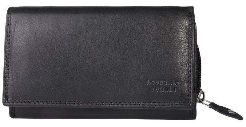 Leonardo Verrelli Geldbörse Malina Leonardo Verrelli Damen Geldbörse aus Echtleder, (inkl. Schmuckbox), Damen GeldbÃ¶rse Quer Echtleder von Leonardo Verrelli