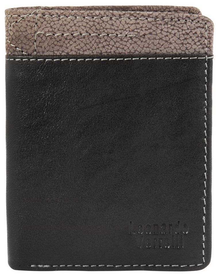 LEONARDO VERRELLI Geldbörse Maxim (Einzeln, inkl. Schmuckbox), Herren GeldbÃ¶rse Hoch Echtleder von LEONARDO VERRELLI