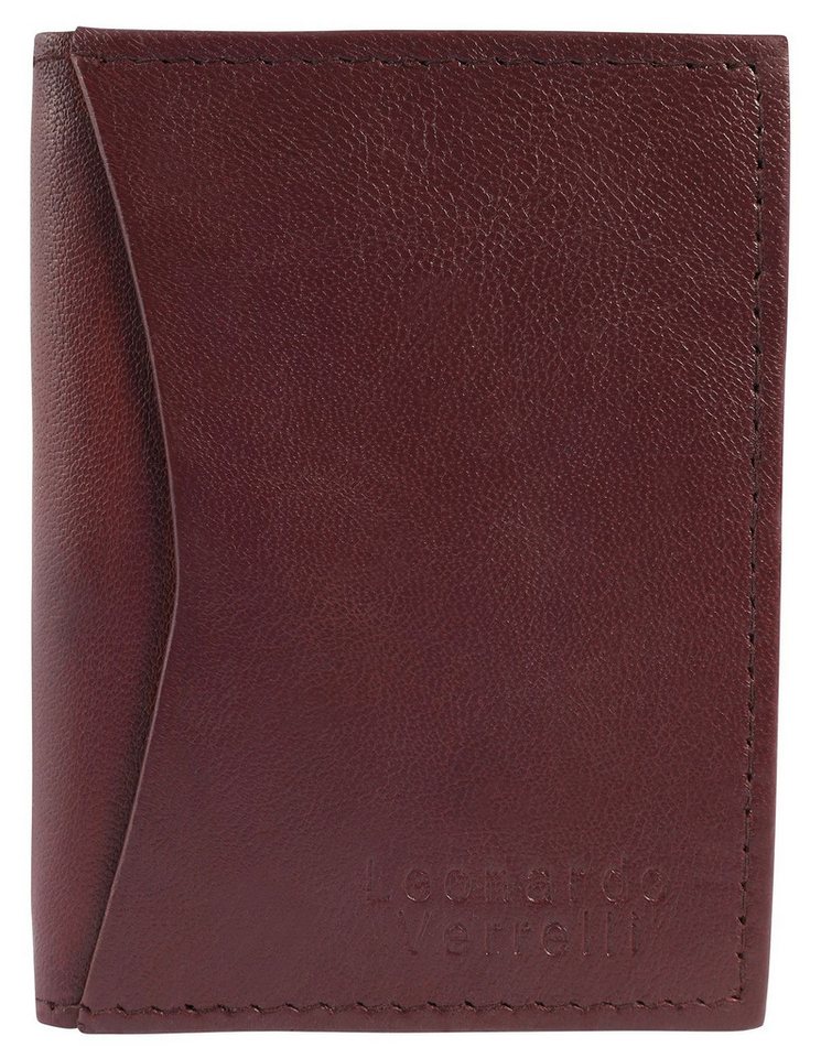 LEONARDO VERRELLI Geldbörse Muto "Muto", Leonardo Verrelli Kartentui aus Echtleder (Einzeln) von LEONARDO VERRELLI