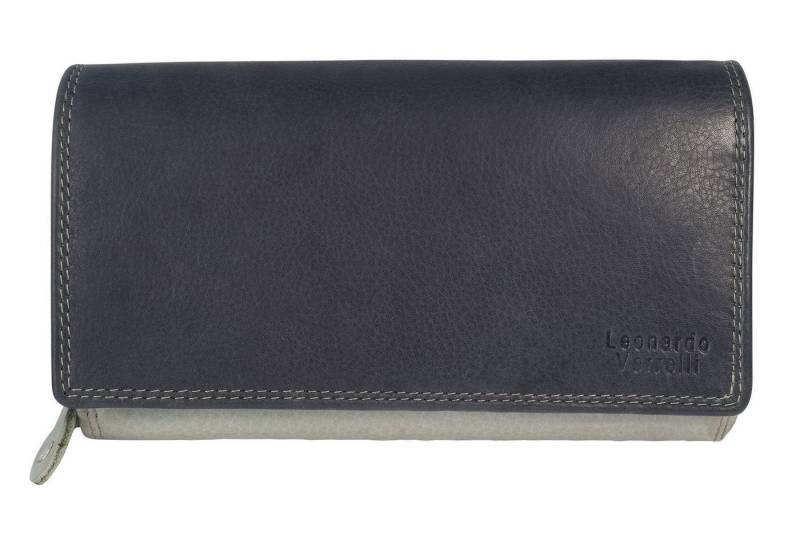 LEONARDO VERRELLI Geldbörse Nasli Leonardo Verrelli Geldbörse mit RFID Schutz, Echtleder (Einzeln), Damen GeldbÃ¶rse Quer Echtleder von LEONARDO VERRELLI